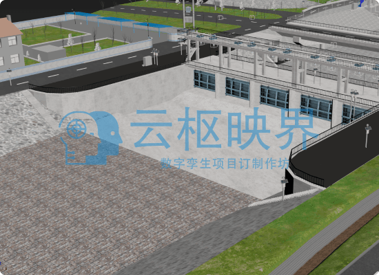 水坝地形与设备高精三维建模