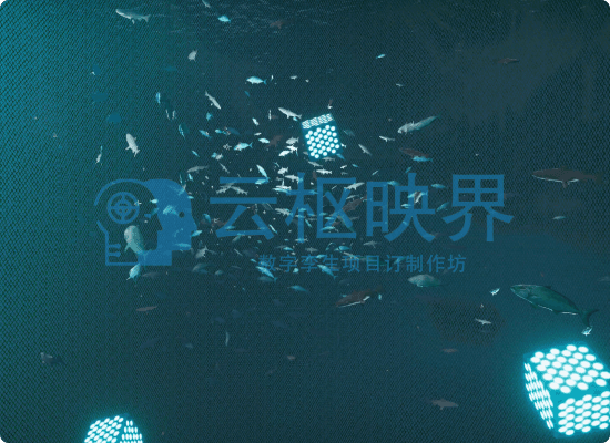 深海水下虚拟仿真三维效果一